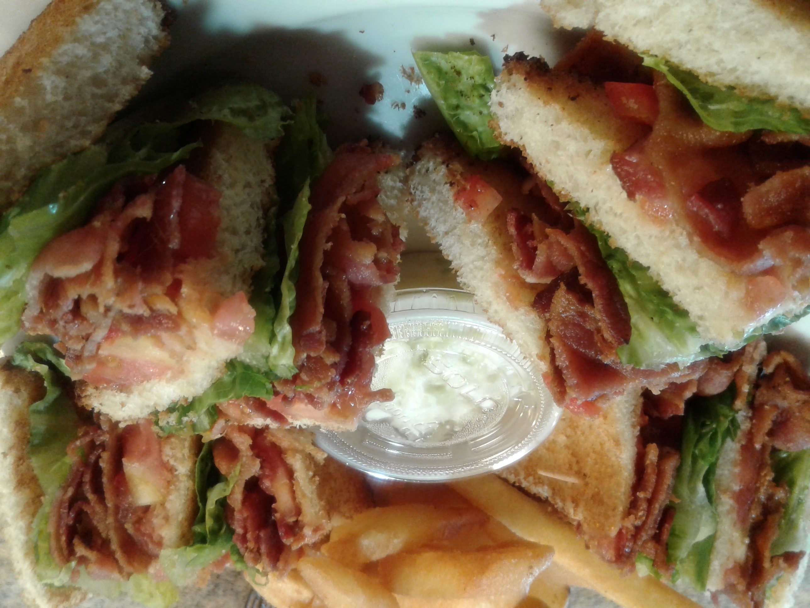 BLT Triple Club Sandwich.