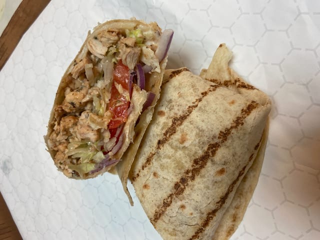 Grilled Chicken Ranch Wrap.