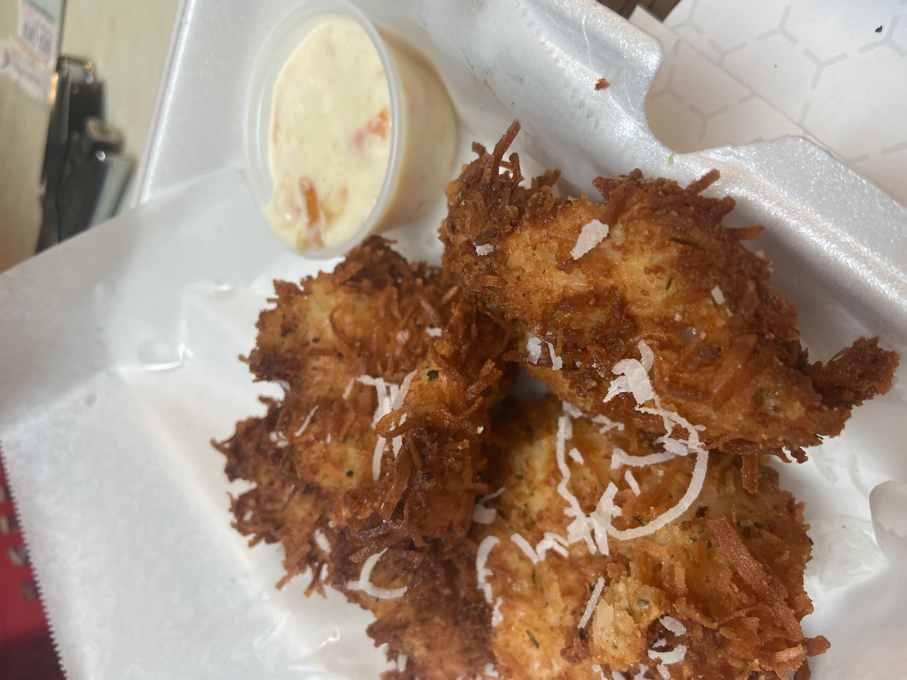 Coconut Shrimp.